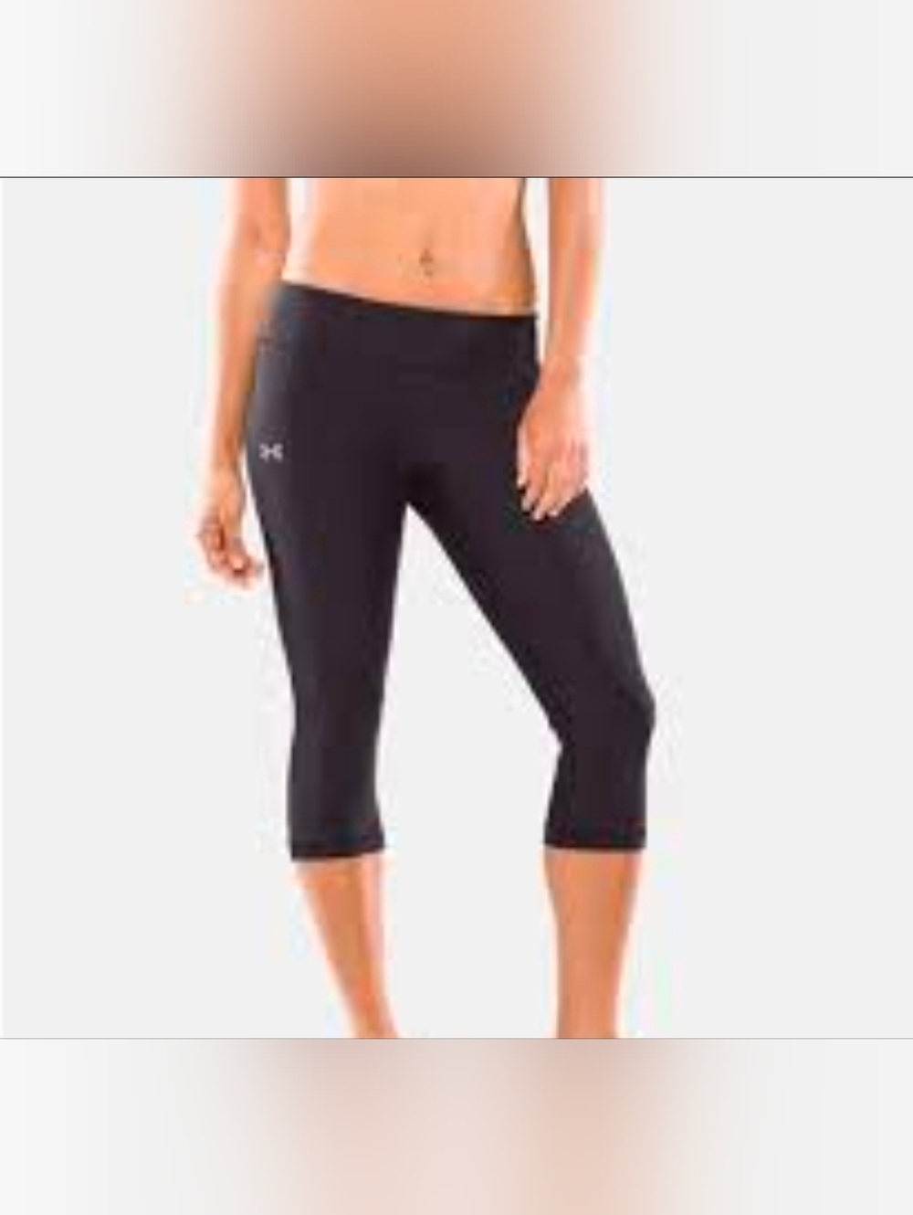 ☀️3 For $15☀️ Under Armour HeatGear Compression Capri Tights GUC Size XL